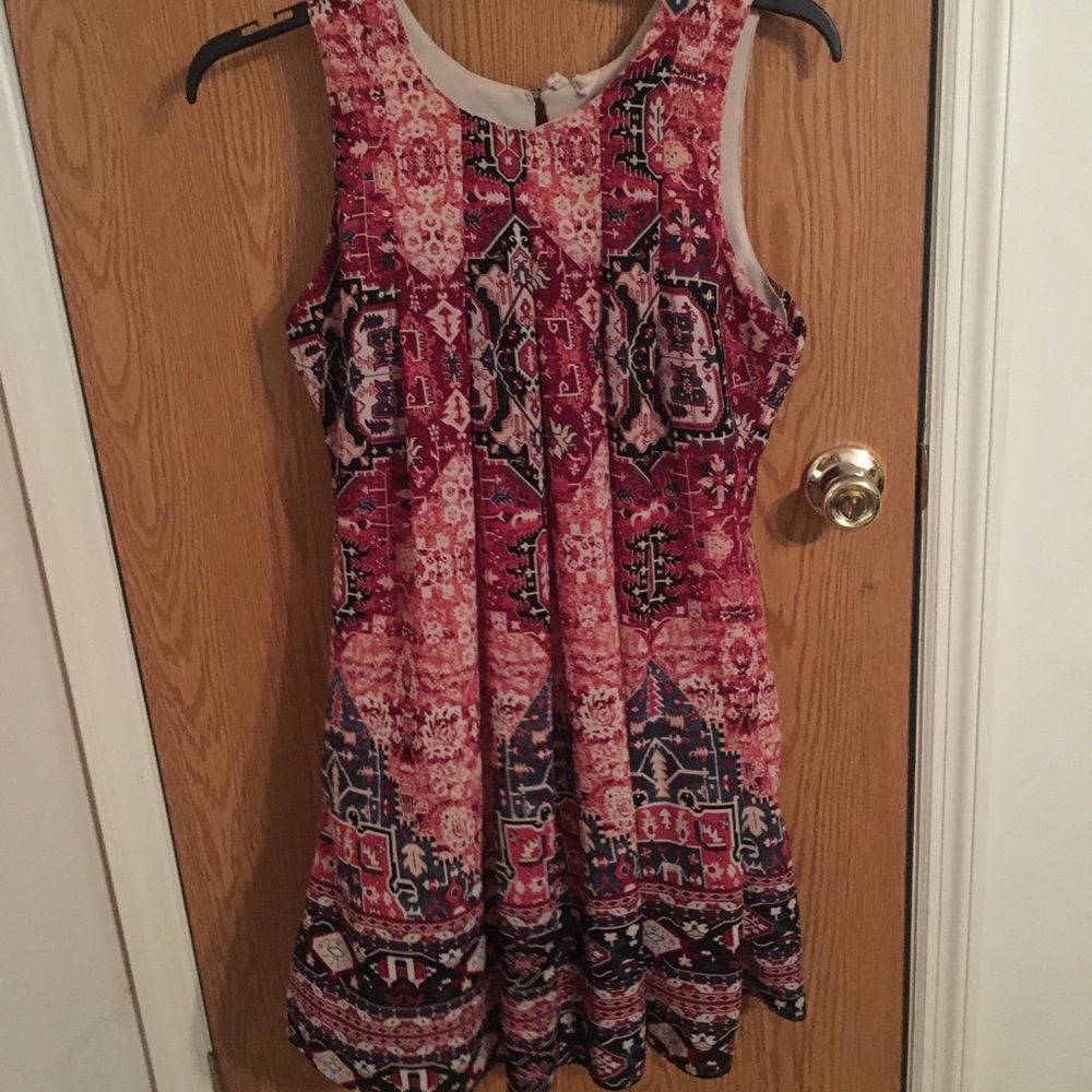 Geometric and Floral dress